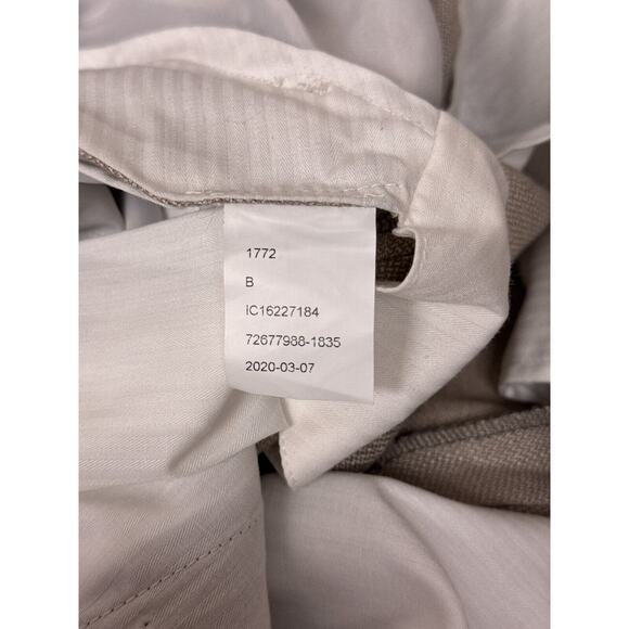 Indochino Pants 32 x 30 Mens Natural Linen Dress Trouser - Picture 7 of 7